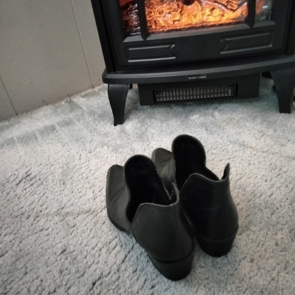 black leather booties - Picture 3 of 6